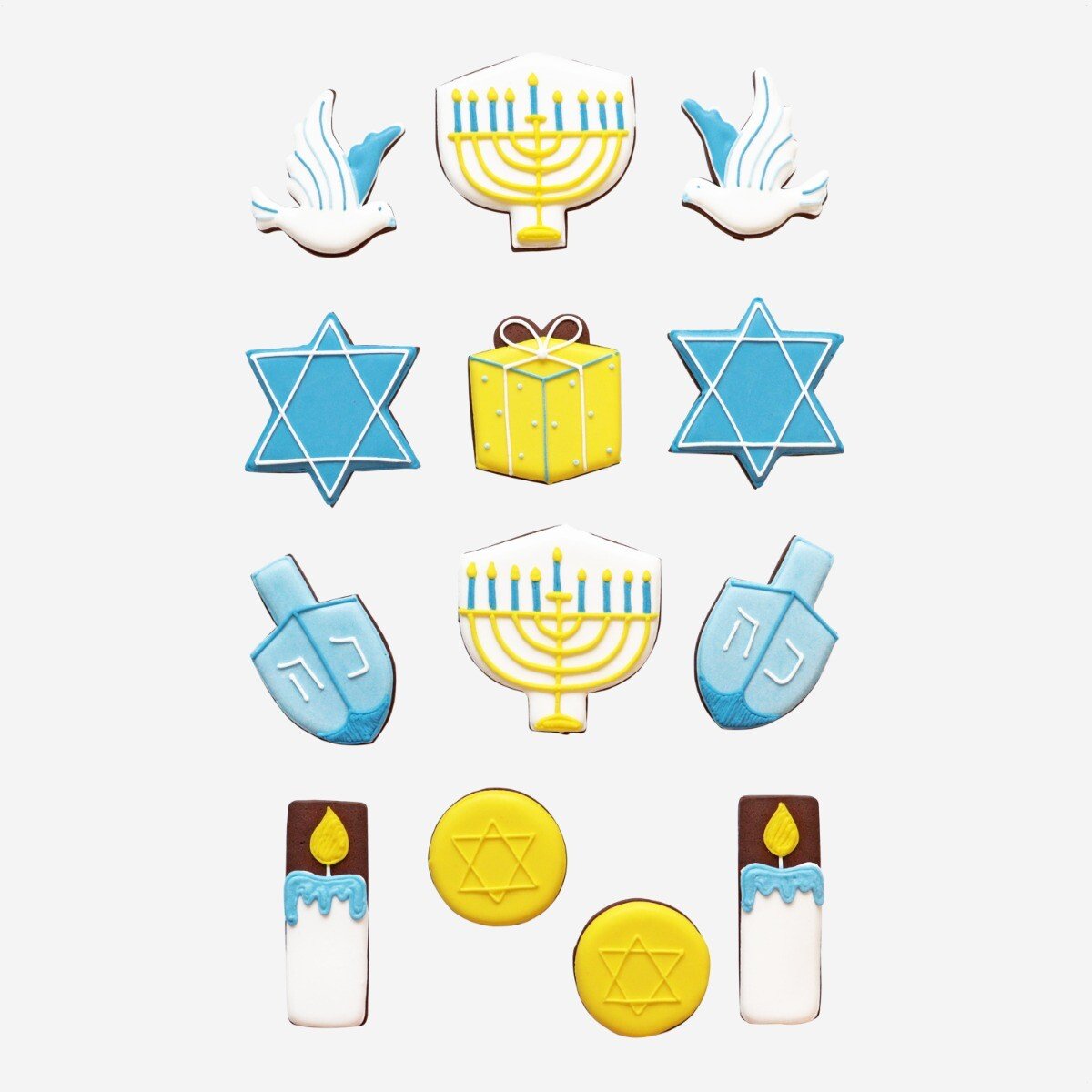 Chanukah Luxe Biscuit Tin - Biscuiteers