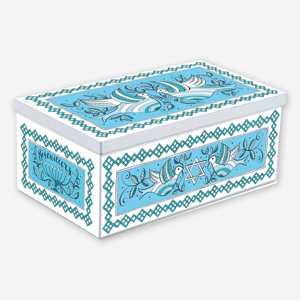 Chanukah Luxe Biscuit Tin - Biscuiteers