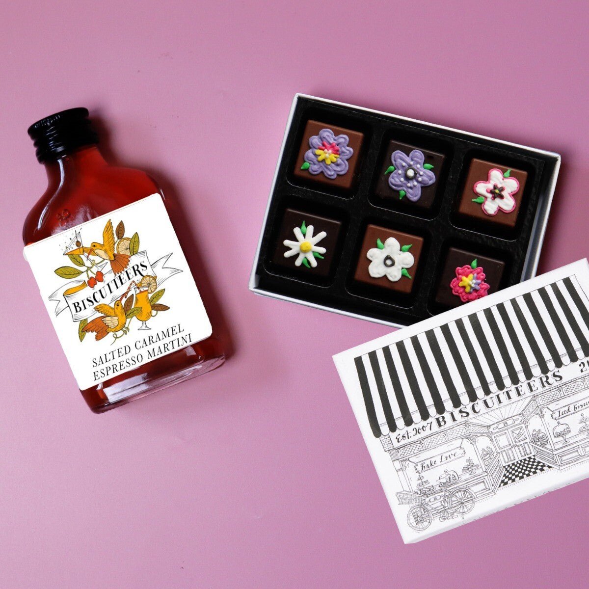 Chocktails Mini Gift Box - Biscuiteers