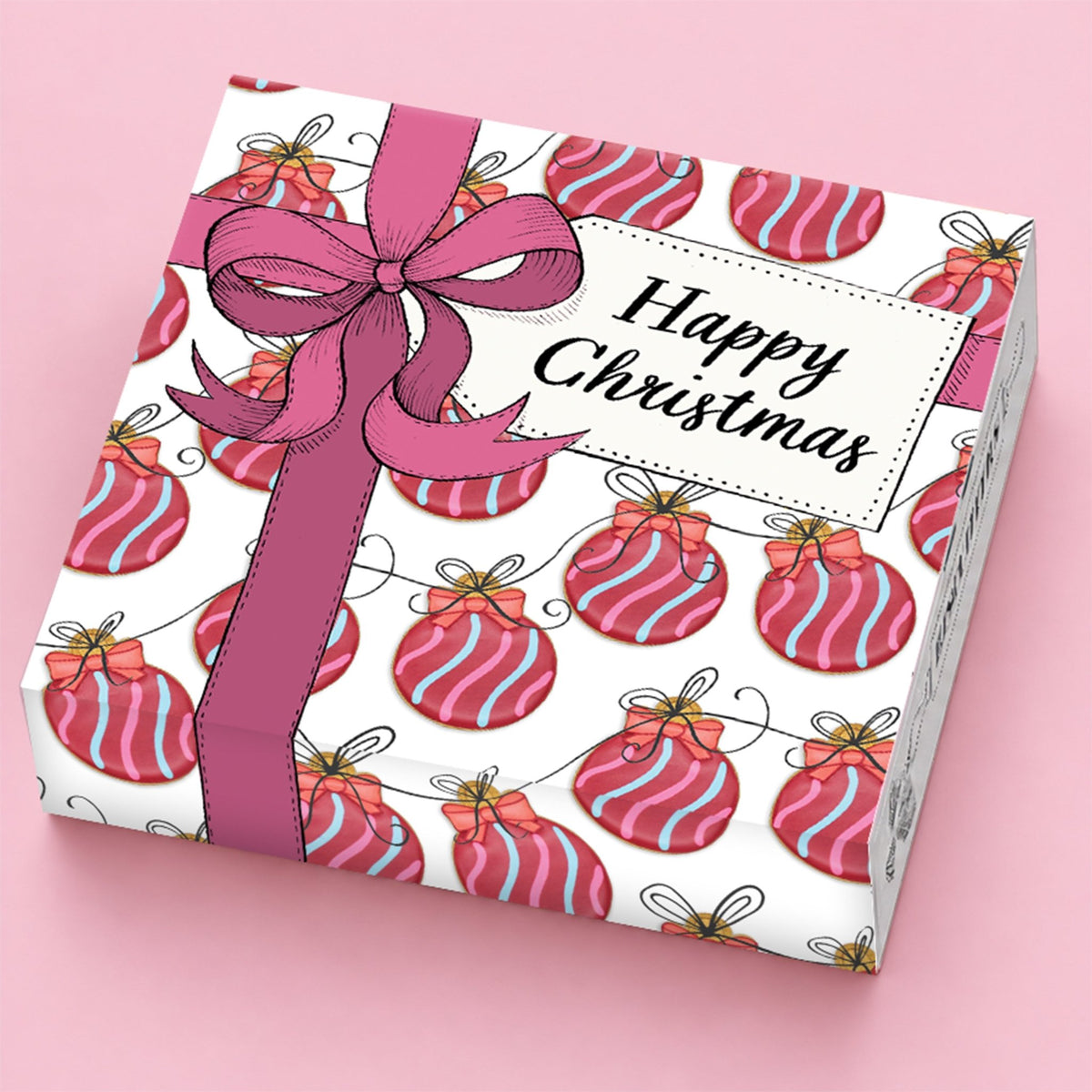 Christmas Bauble Small Letterbox Sleeve - Biscuiteers