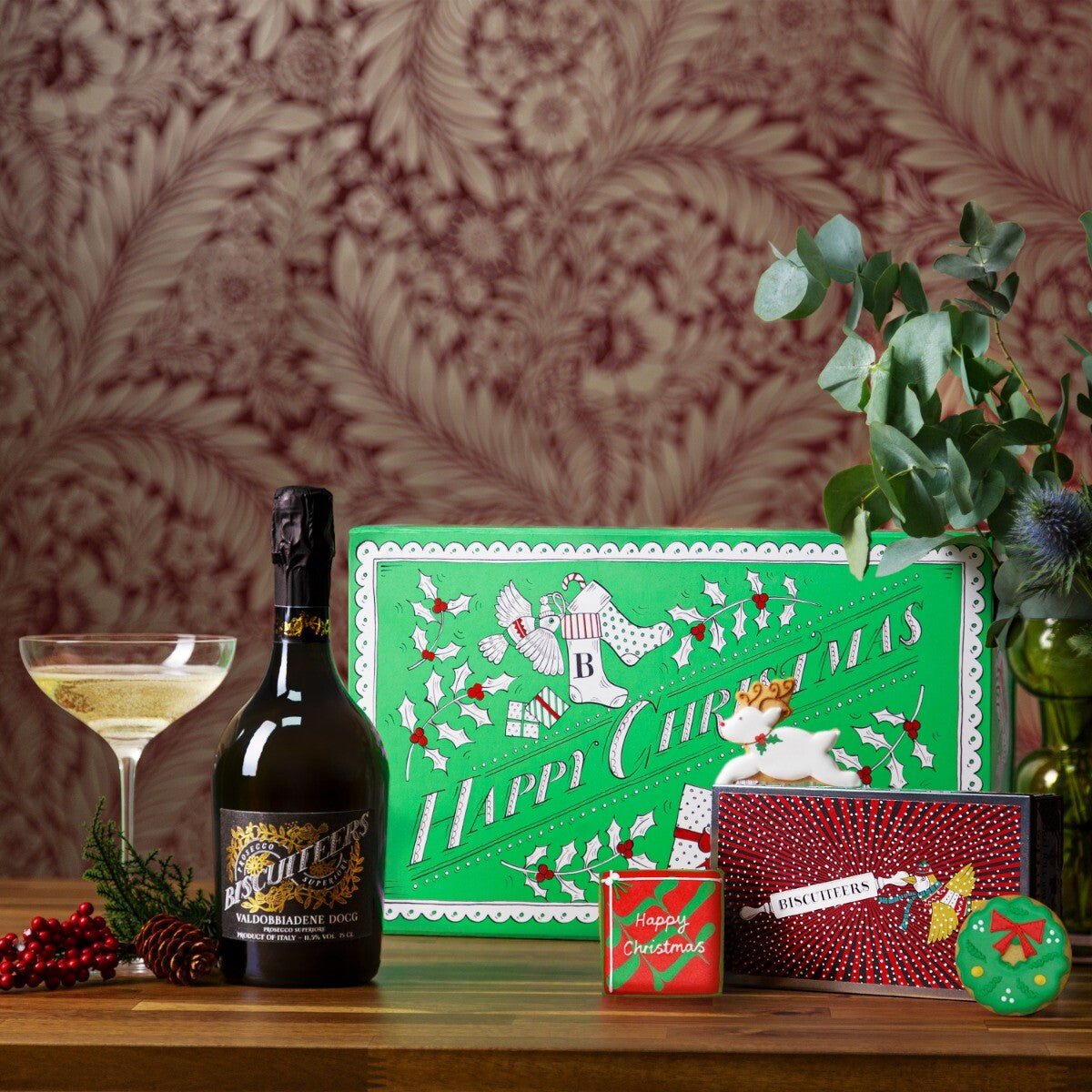 Christmas Biscuits Gift Box - Biscuiteers