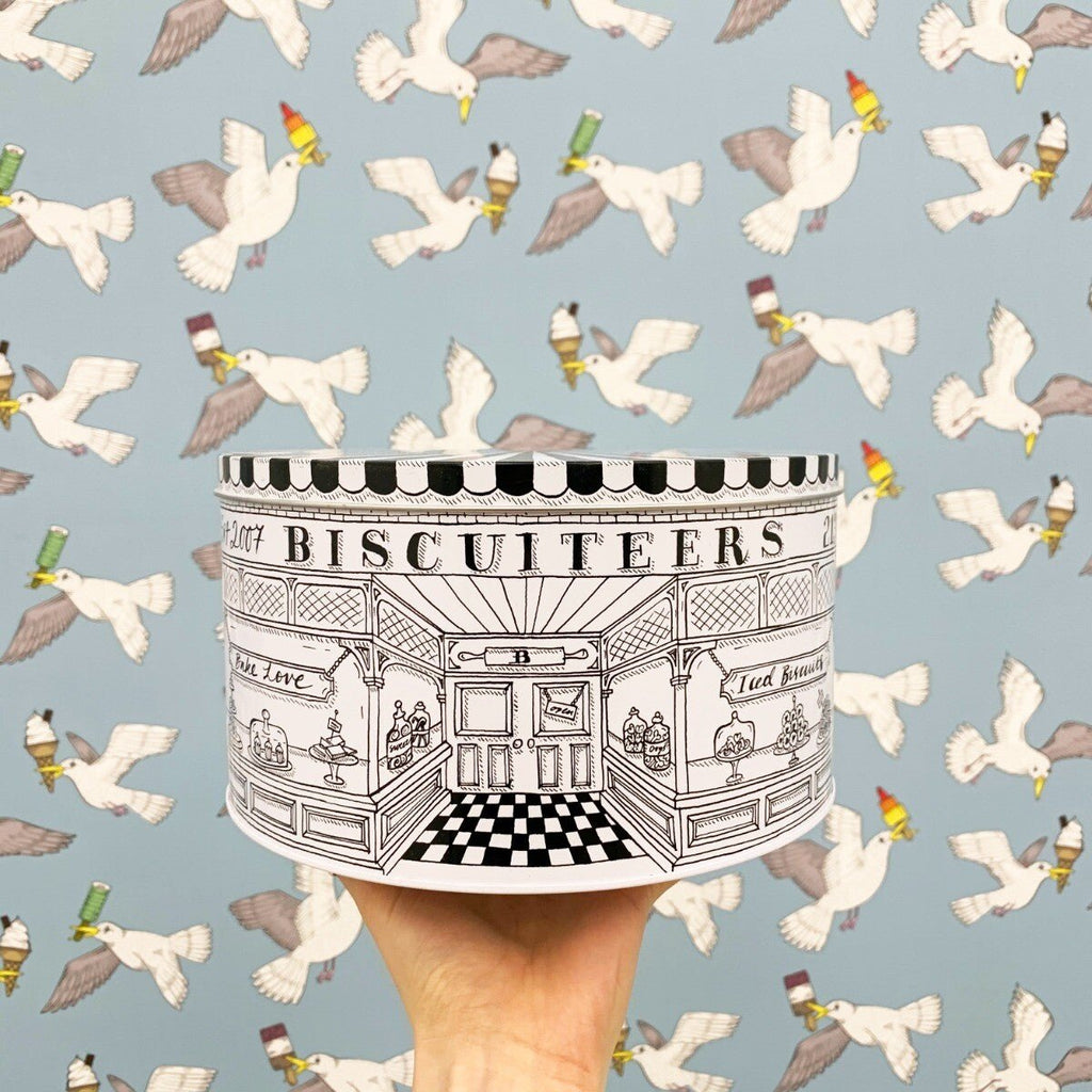 Christmas Cake And Tin Gift Box - Biscuiteers