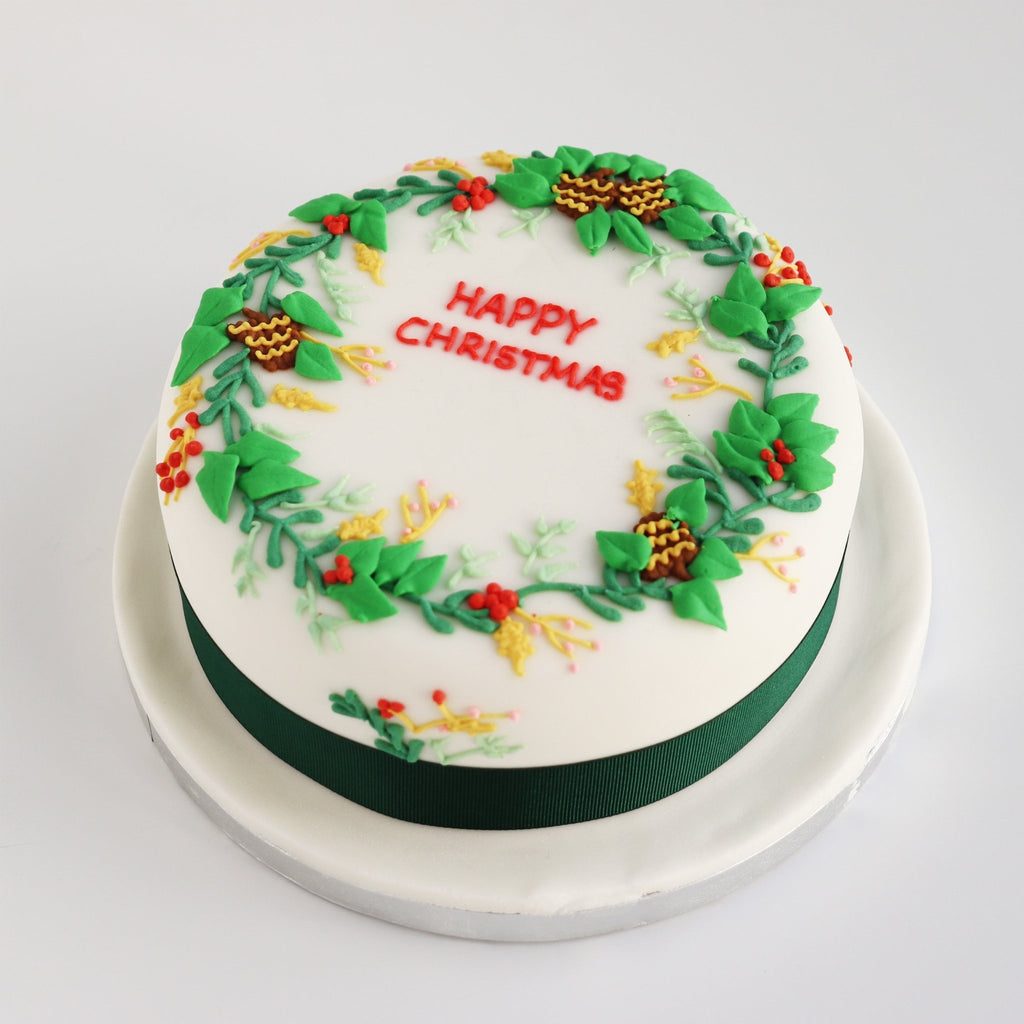 Christmas Cake And Tin Gift Box - Biscuiteers