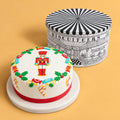 Christmas Cake & Tin Gift Box - Biscuiteers