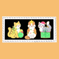 Christmas Cats Letterbox Biscuits - Biscuiteers