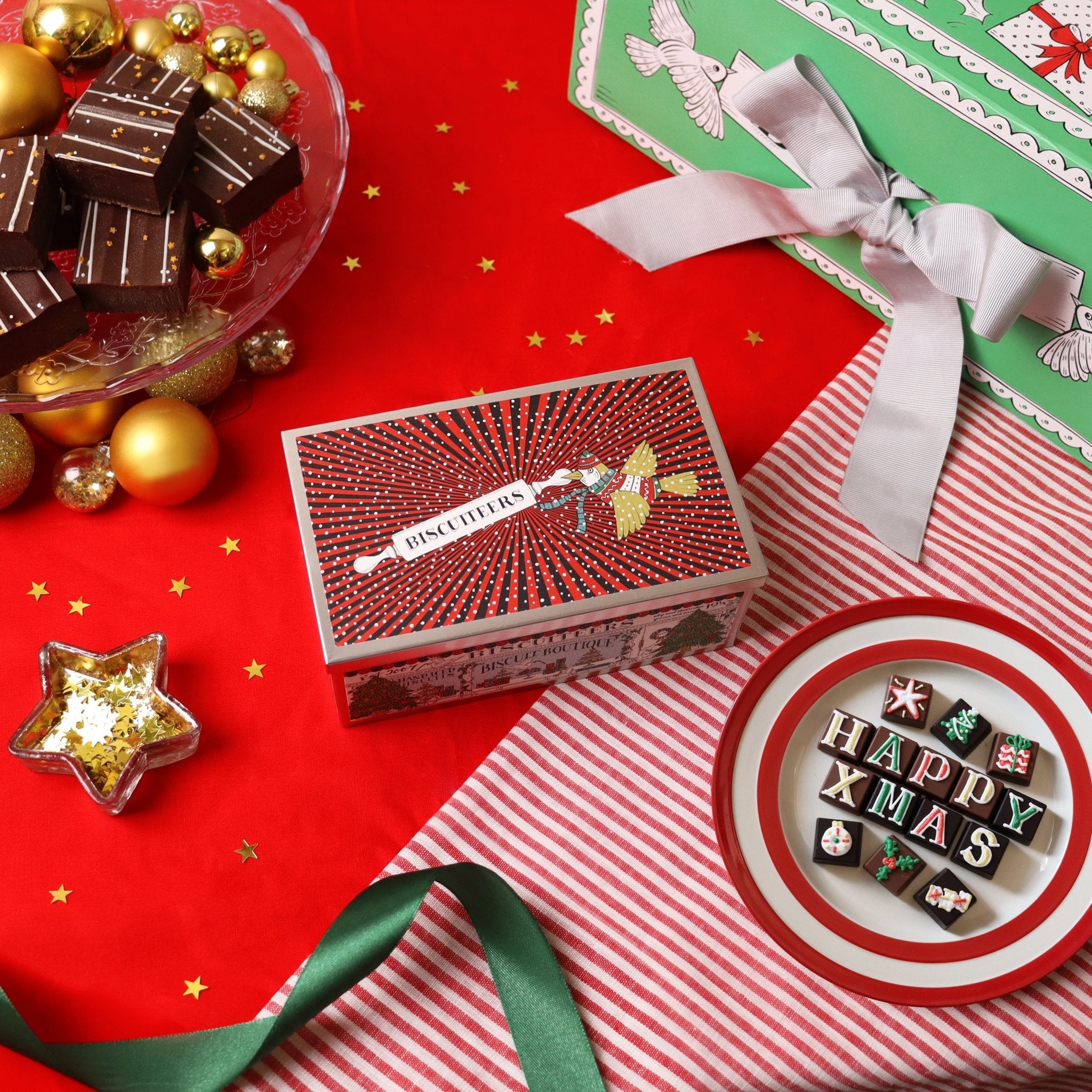 Christmas Chocolate Hamper - Biscuiteers