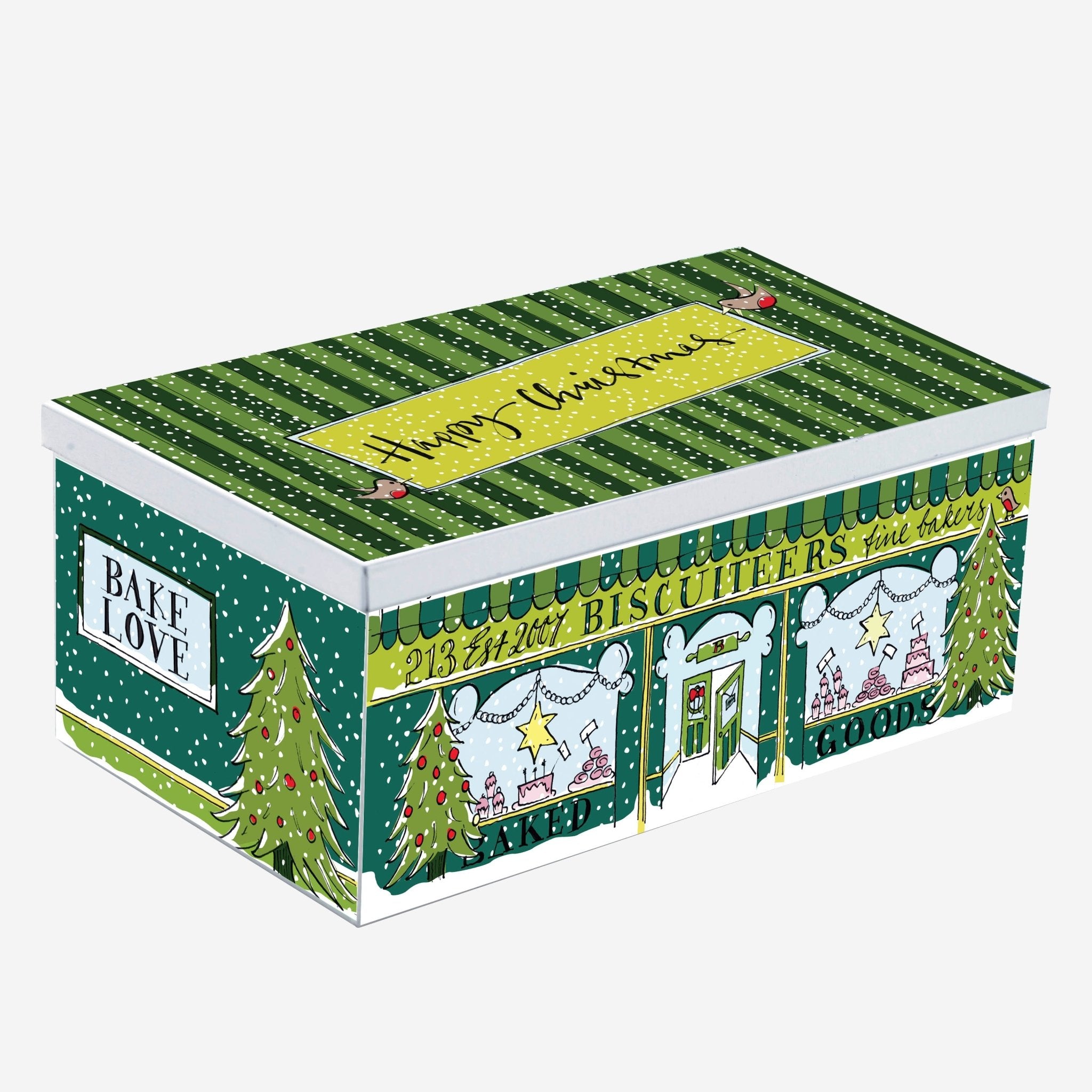 Christmas Feast Biscuit Tin - Biscuiteers
