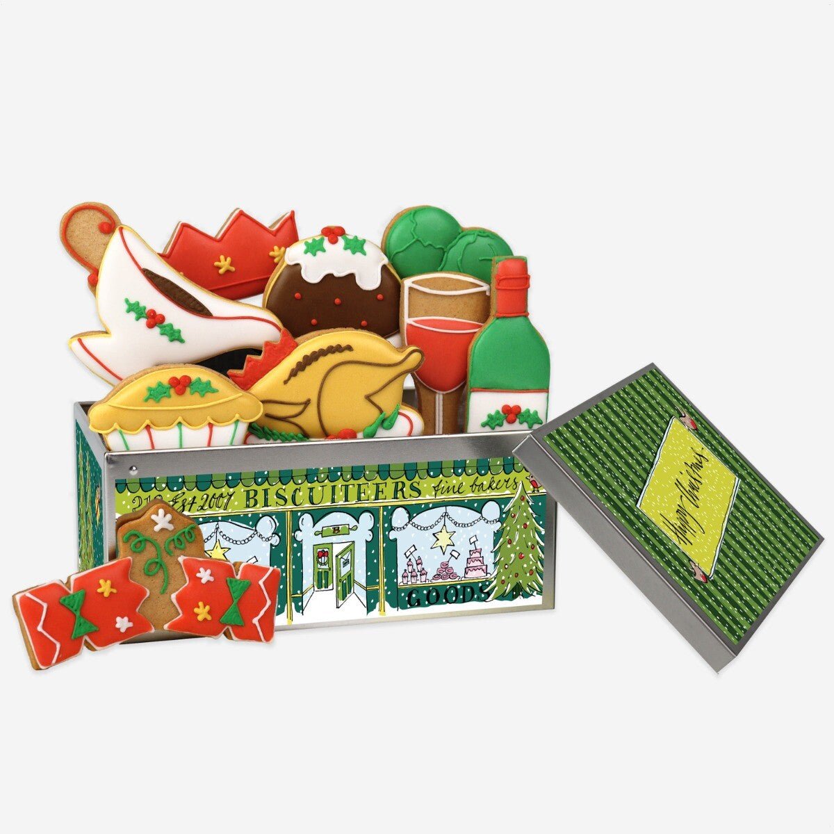 Christmas Feast Biscuit Tin - Biscuiteers