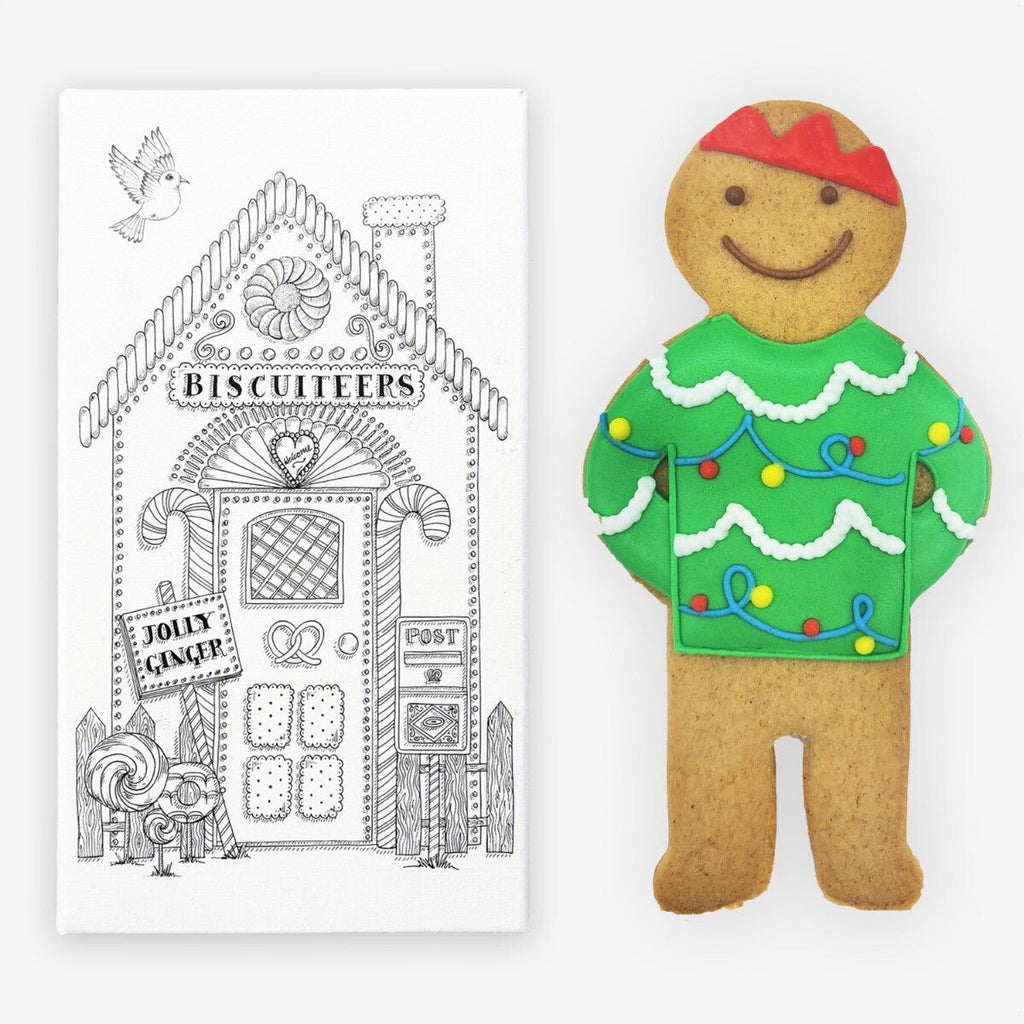 Christmas Jumper Jolly Ginger - Biscuiteers