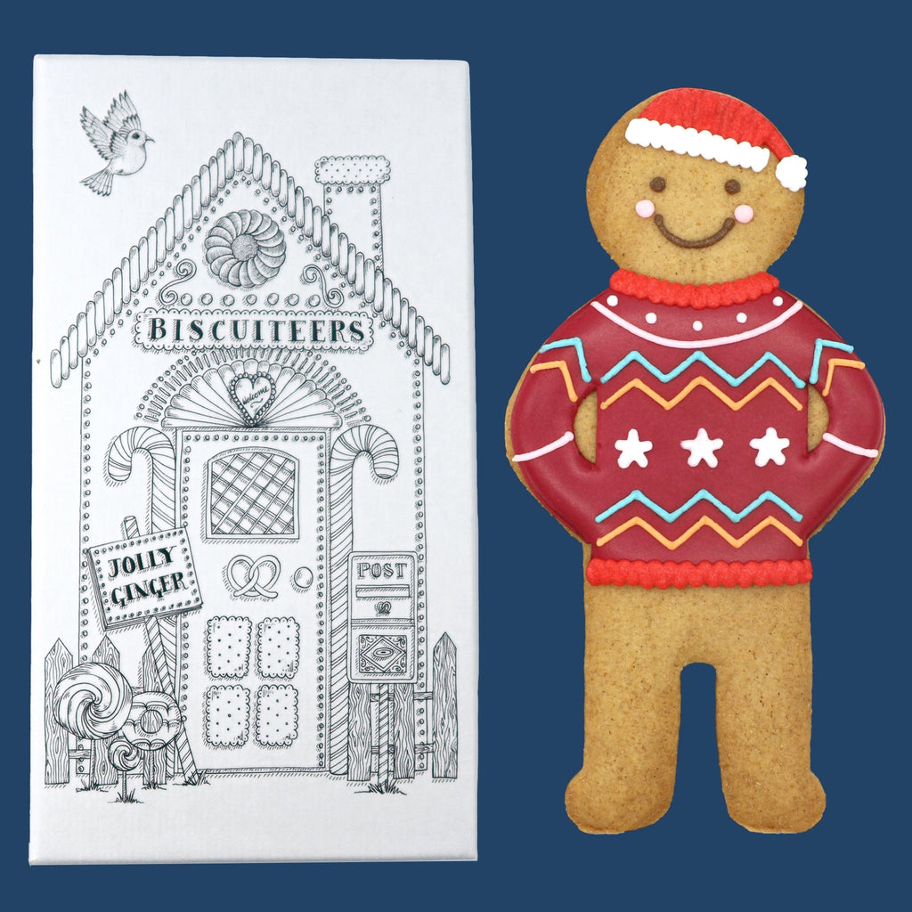 Christmas Jumper Jolly Ginger - Biscuiteers