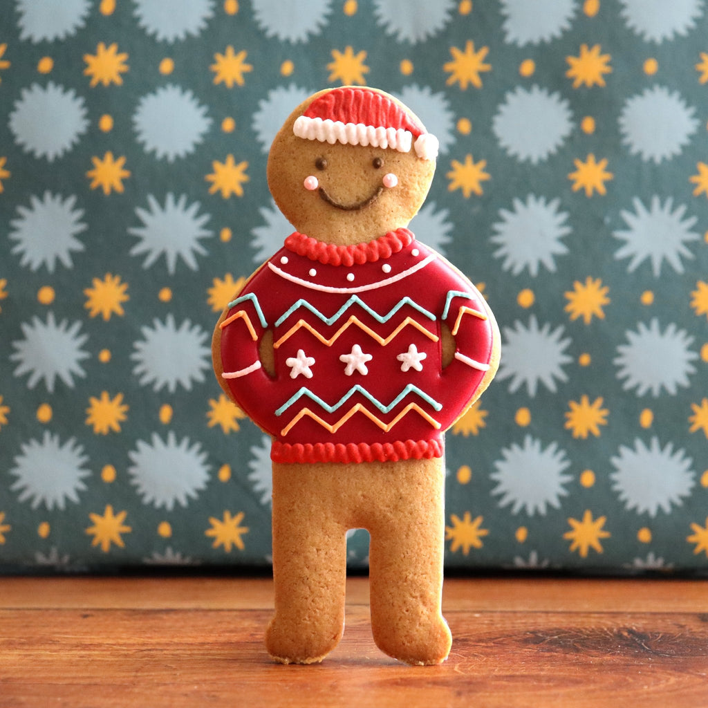 Christmas Jumper Jolly Ginger - Biscuiteers