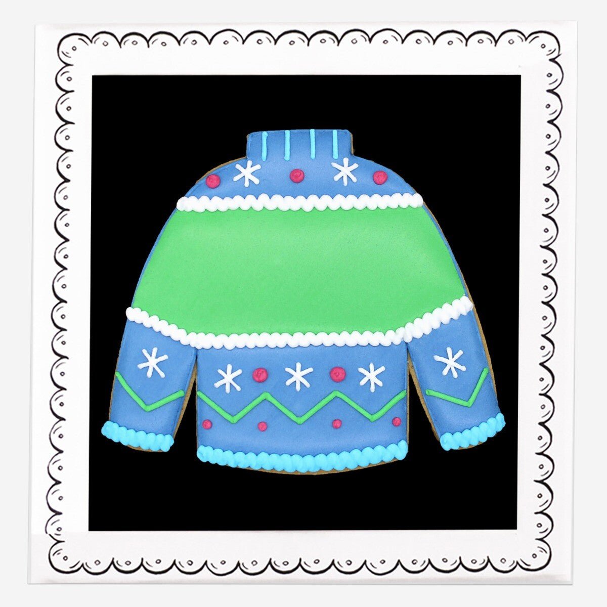 Christmas Jumper Mini Gift Box - Biscuiteers