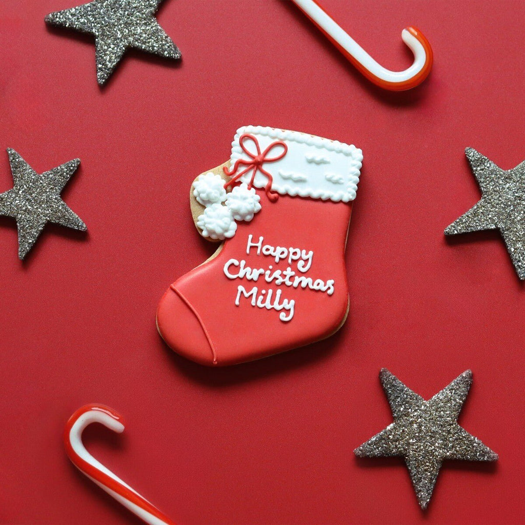Christmas Stocking & Candle Gift Box - Biscuiteers