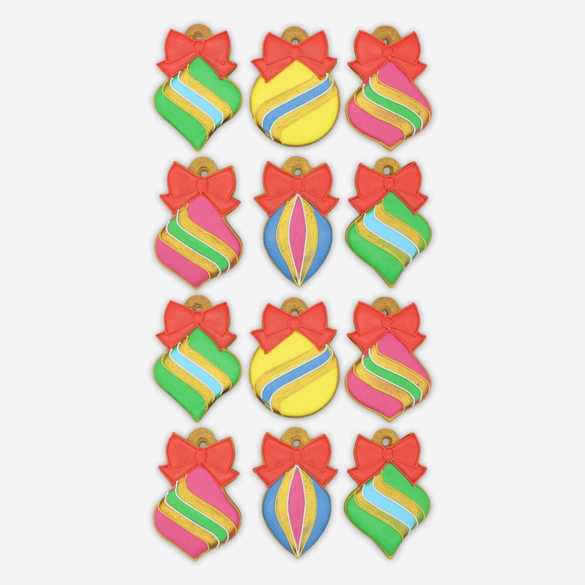 Christmas Tree Decorations Luxe Biscuit Tin - Biscuiteers
