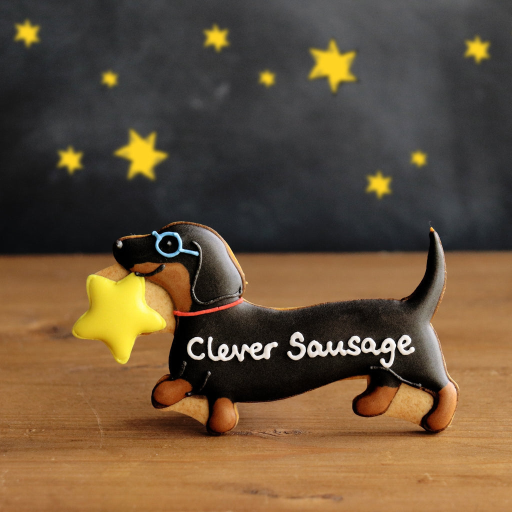 Clever Sausage Letterbox Biscuit - Biscuiteers