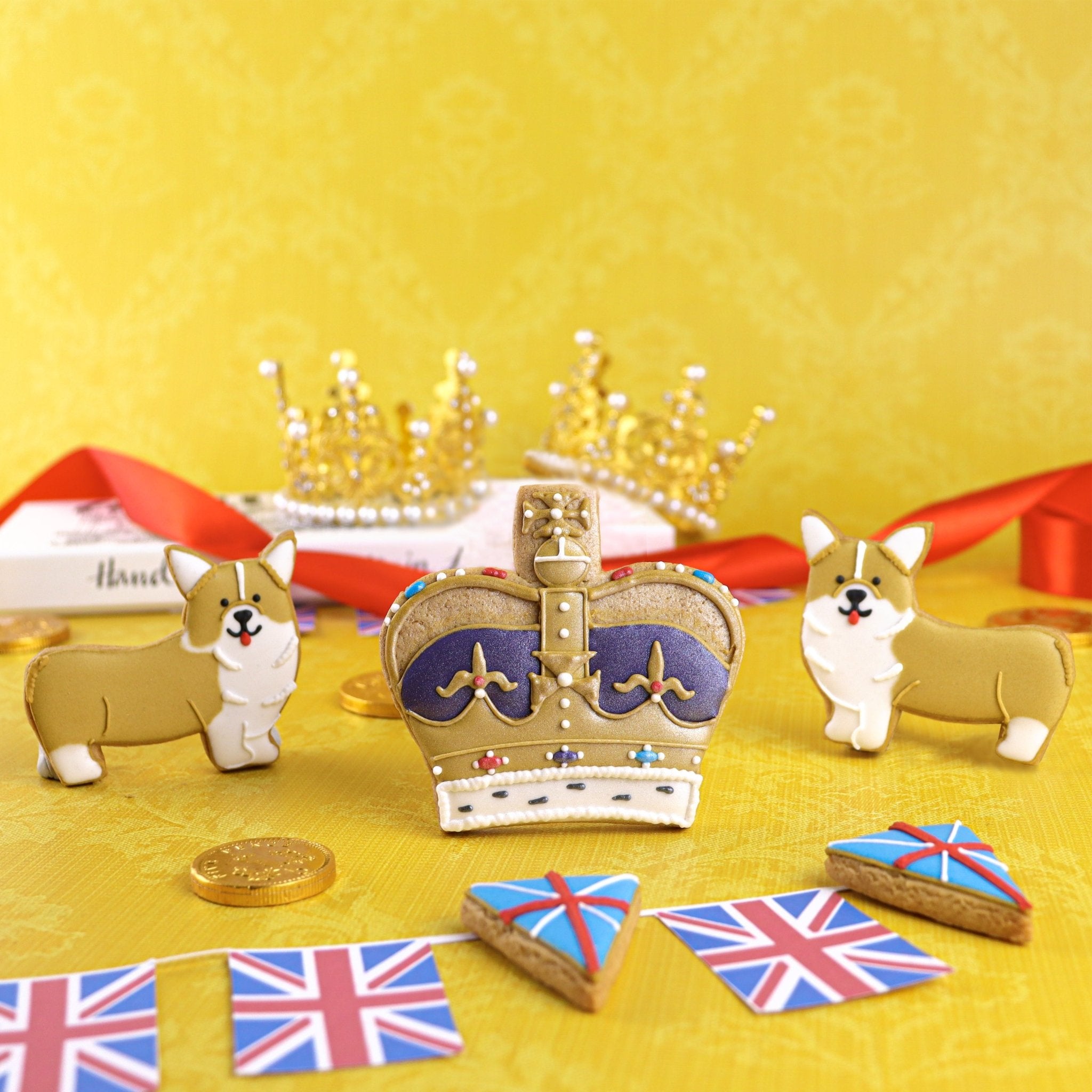 Corgis Letterbox Biscuits - Biscuiteers