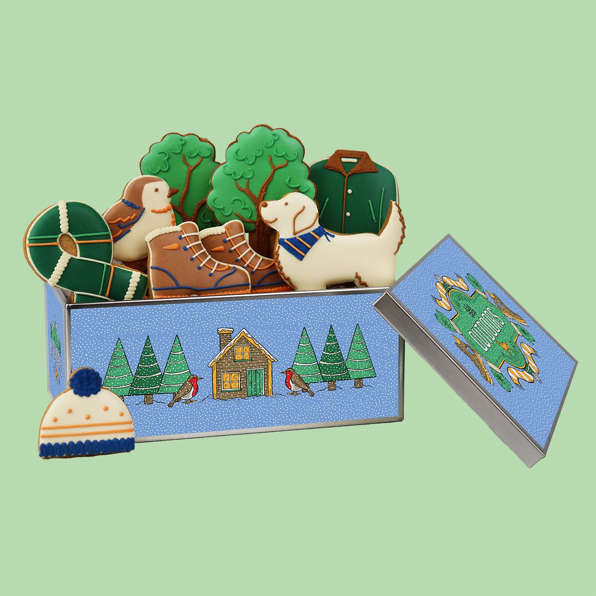 Country Walk Biscuit Tin - Biscuiteers