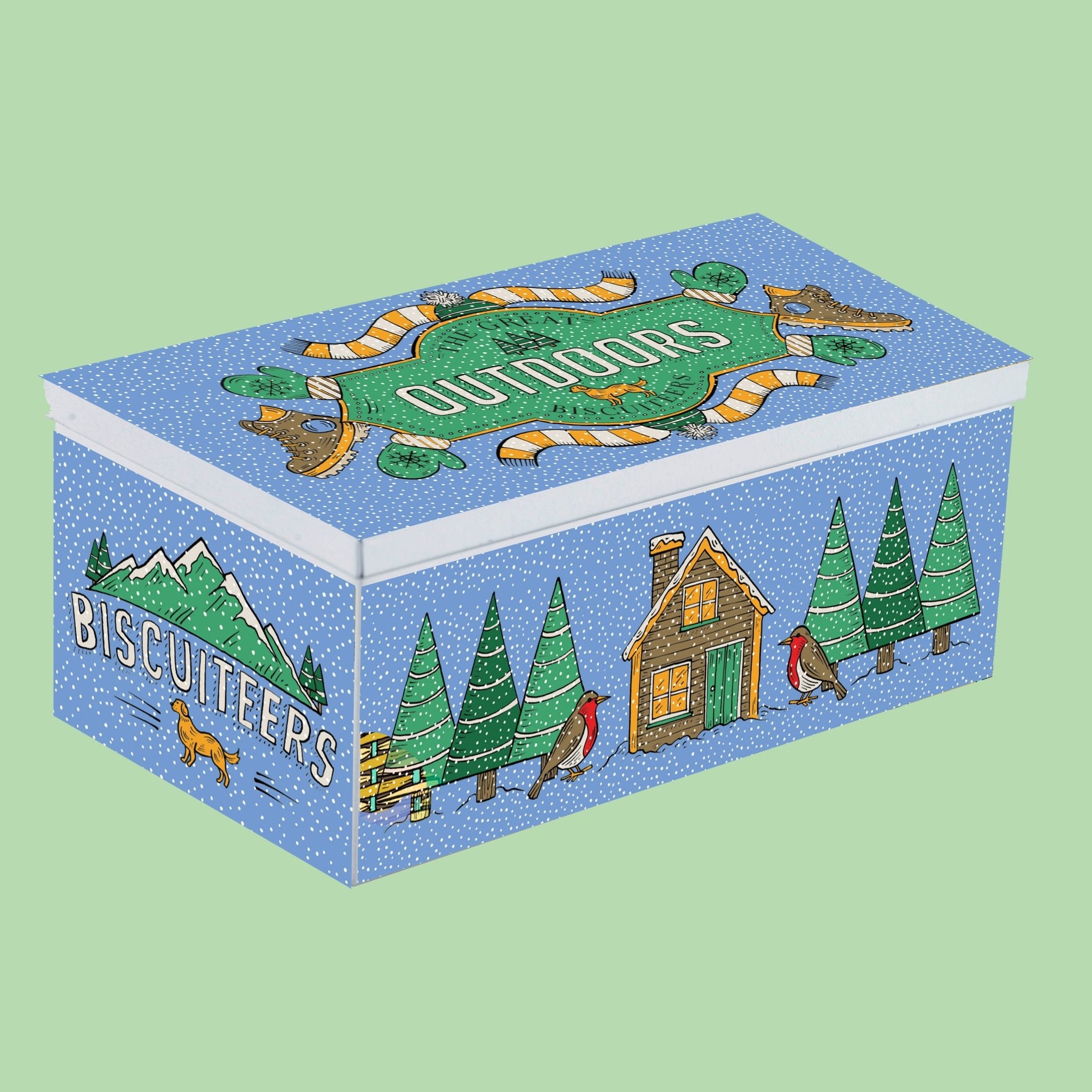 Country Walk Biscuit Tin - Biscuiteers