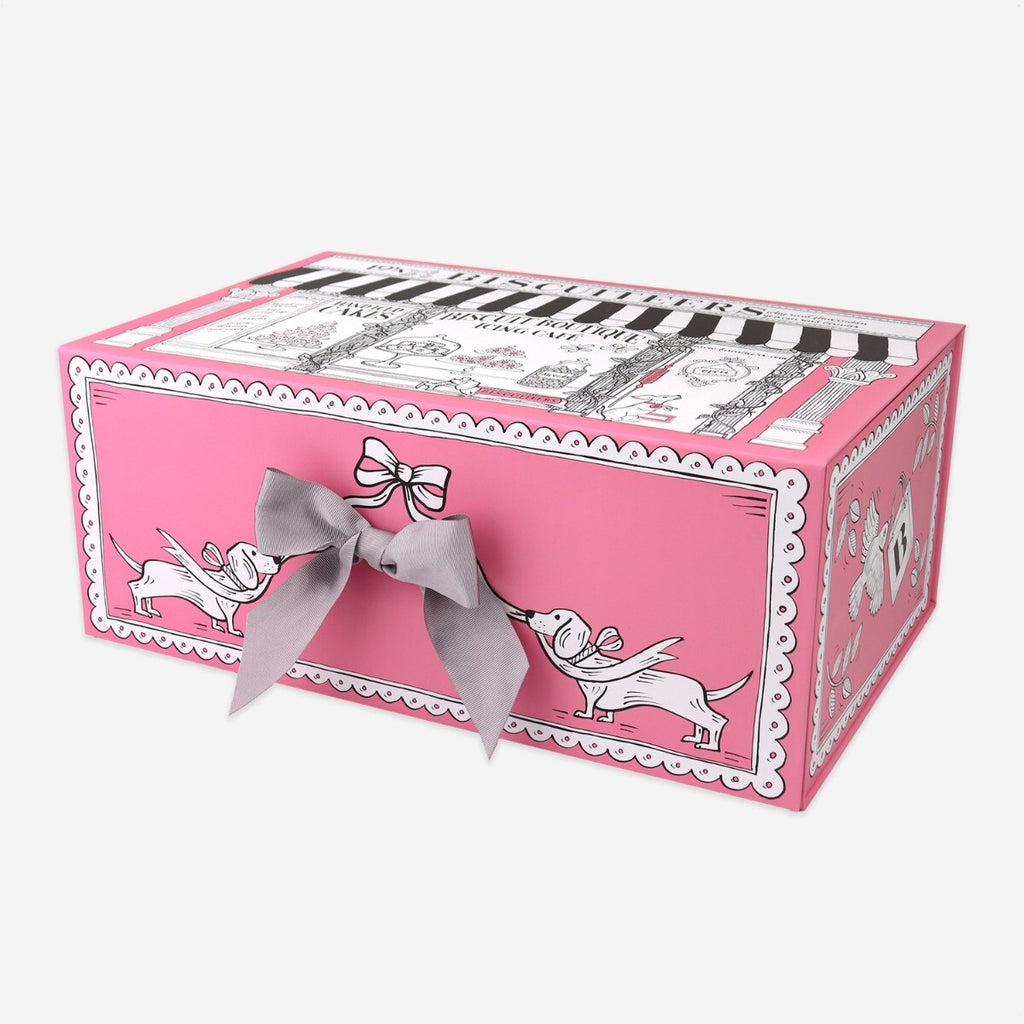 Thank You Luxury Gift Box with hand-iced biscuits, perfect personalised gift or biscuit tin gift for any occasion.