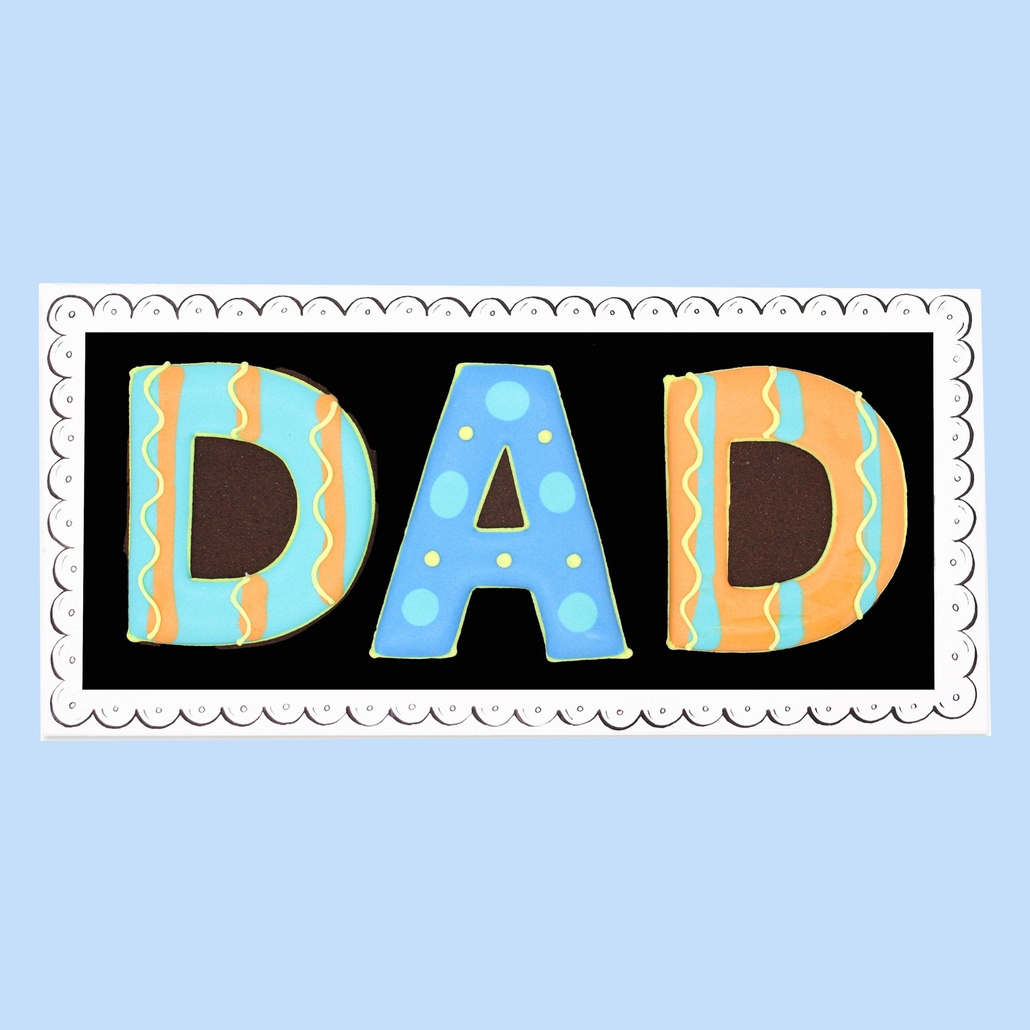 DAD Letterbox Biscuits - Biscuiteers