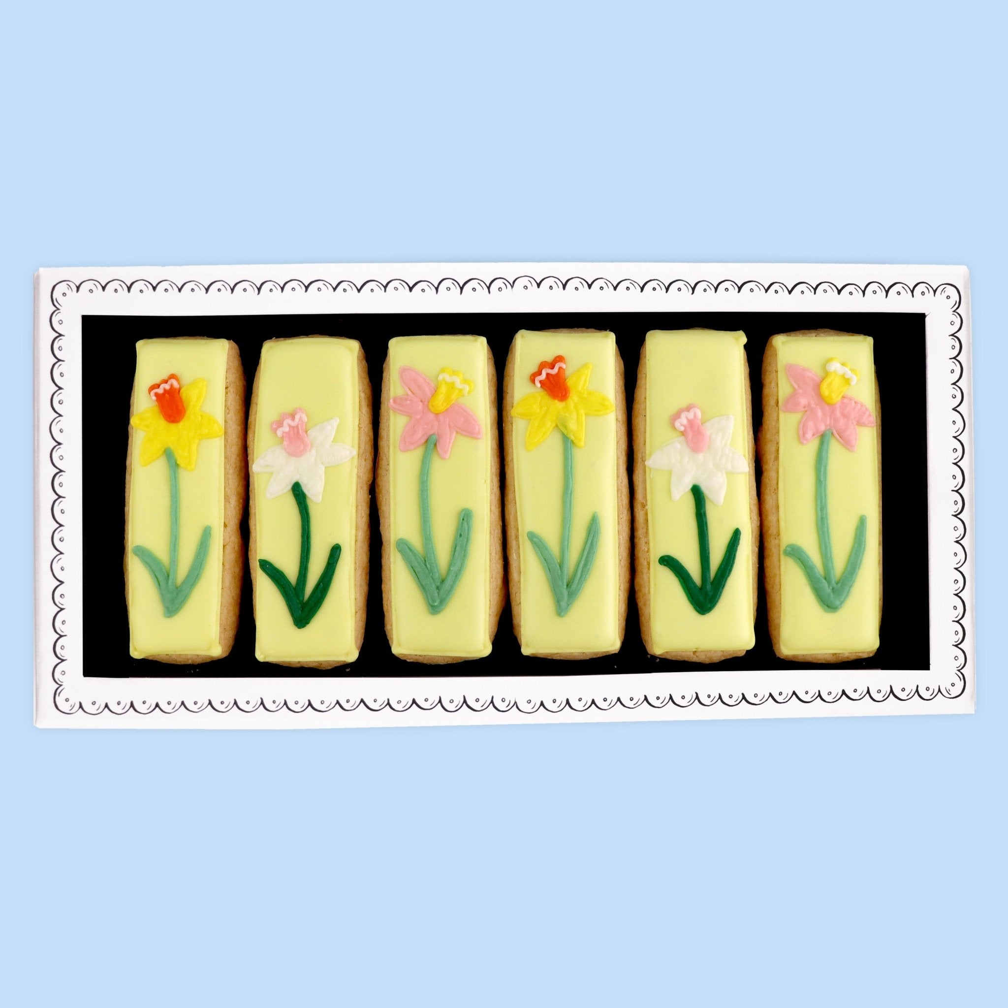 Box of 6 Iced Shortbread - Biscuiteers