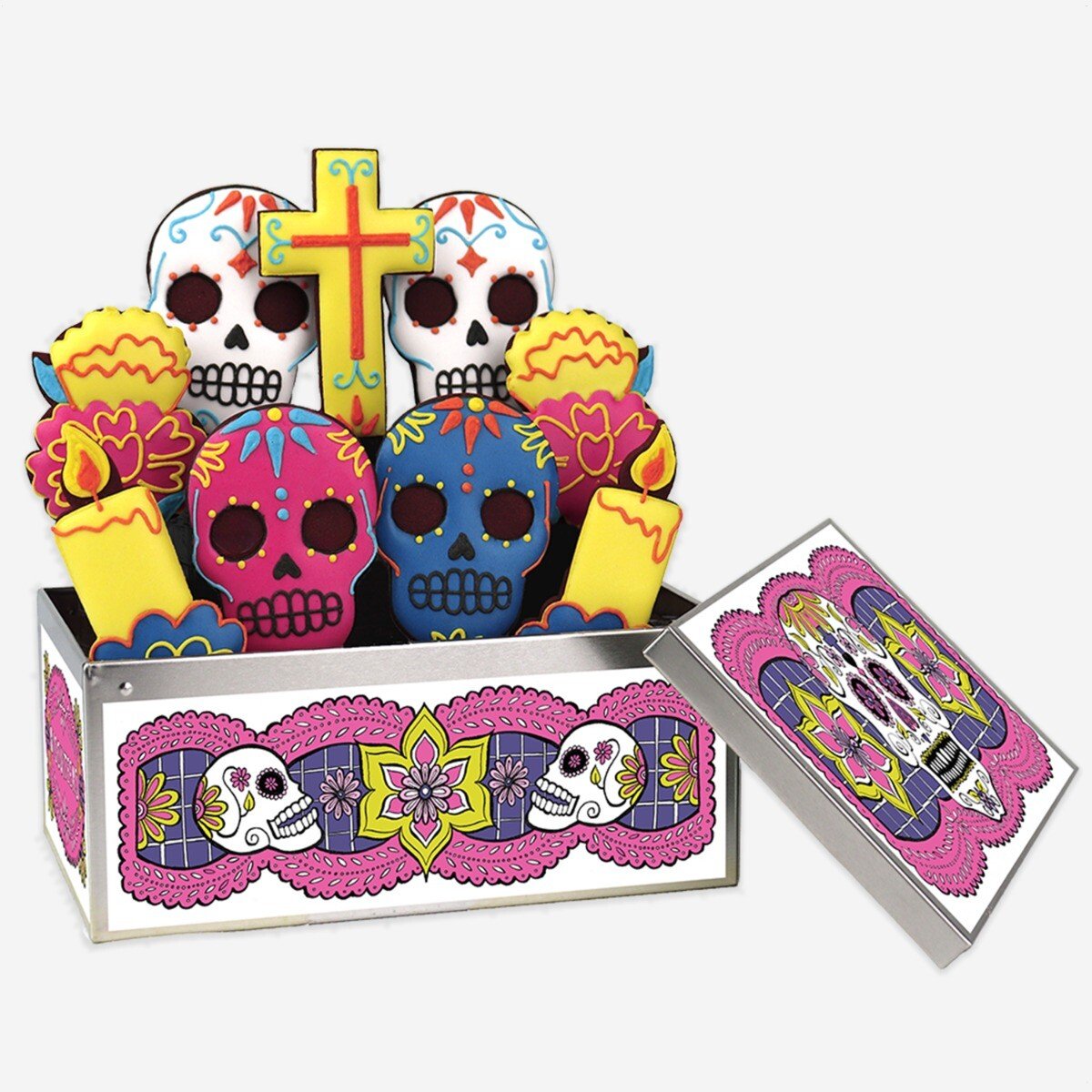 Day Of The Dead Biscuit Tin - Biscuiteers