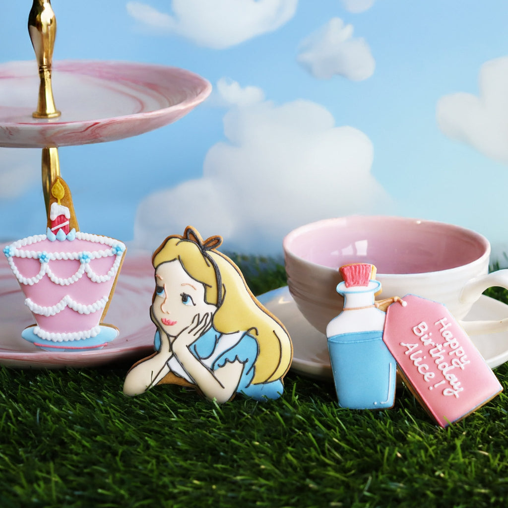 Disney Alice in Wonderland Letterbox Biscuits - Biscuiteers