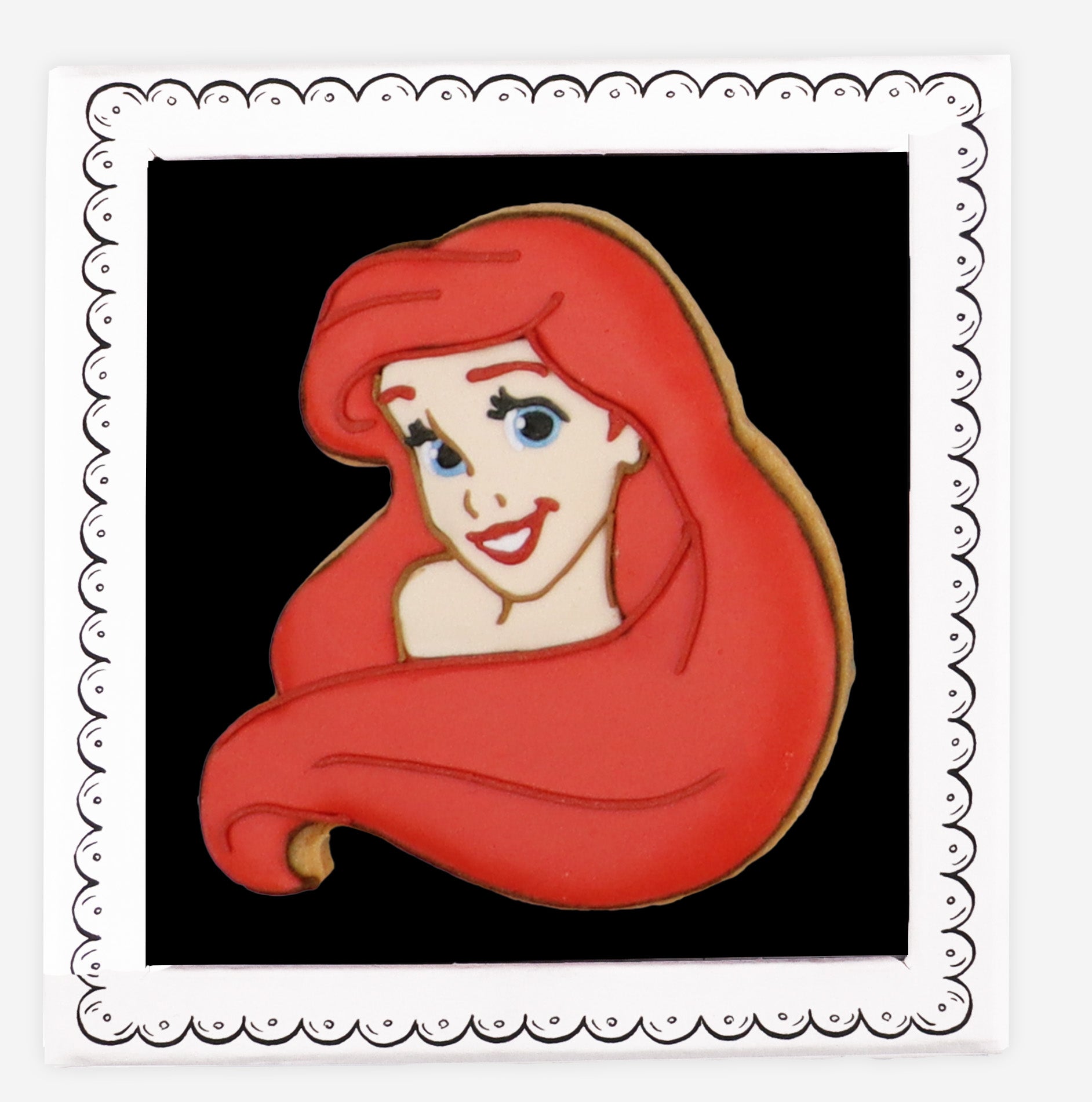 Disney Ariel Letterbox Biscuit - Biscuiteers