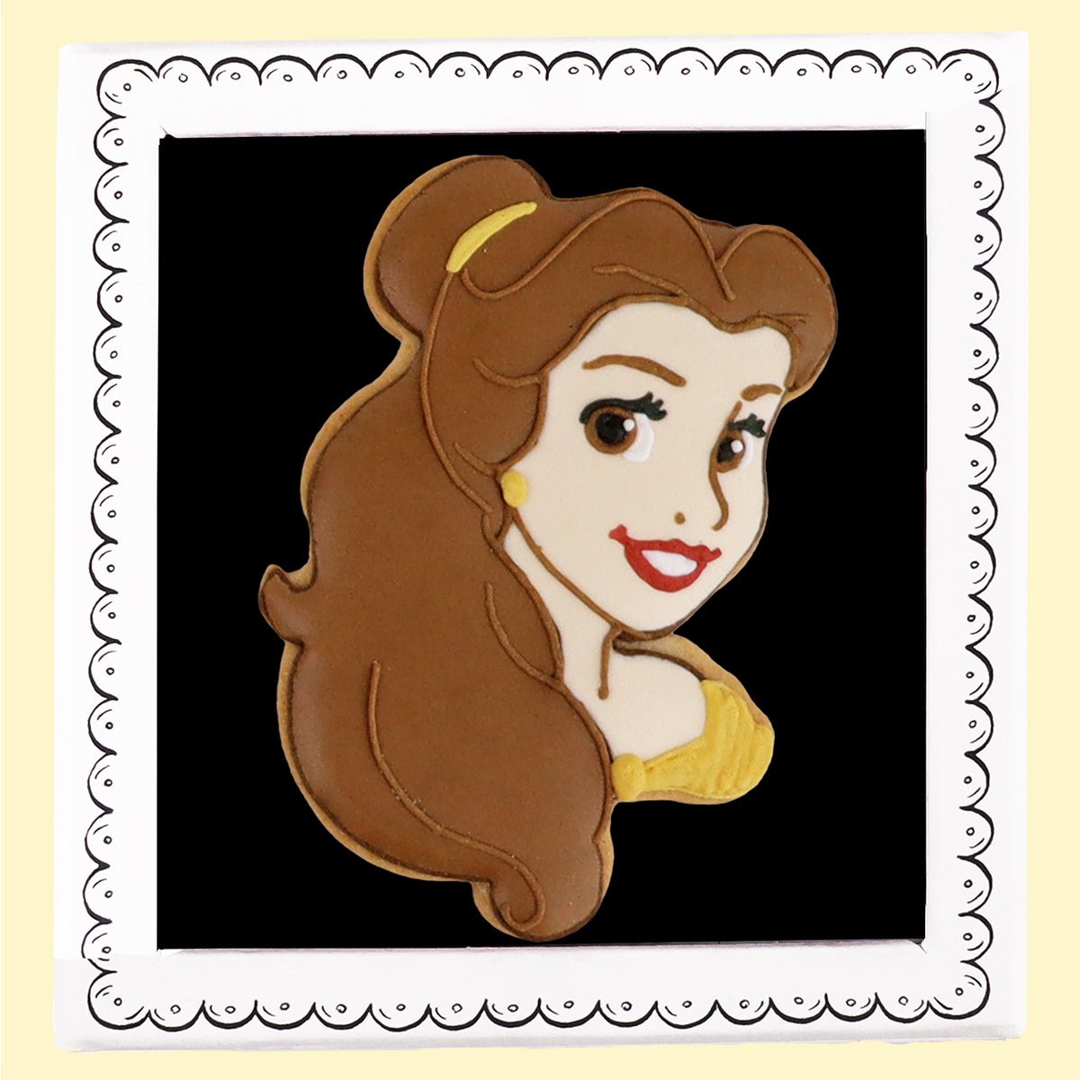 Disney Belle Letterbox Biscuit - Biscuiteers