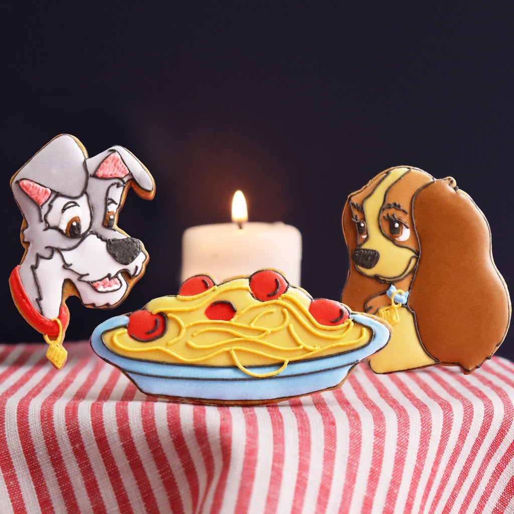 Disney Lady and the Tramp Letterbox Biscuits - Biscuiteers