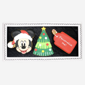 Disney Mickey Mouse Personalised Christmas Letterbox Biscuits - Biscuiteers