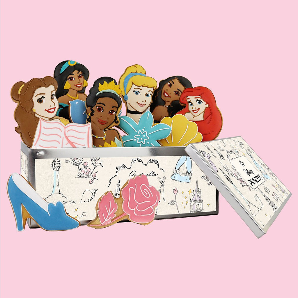 Disney Princess Luxe Biscuit Tin - Biscuiteers