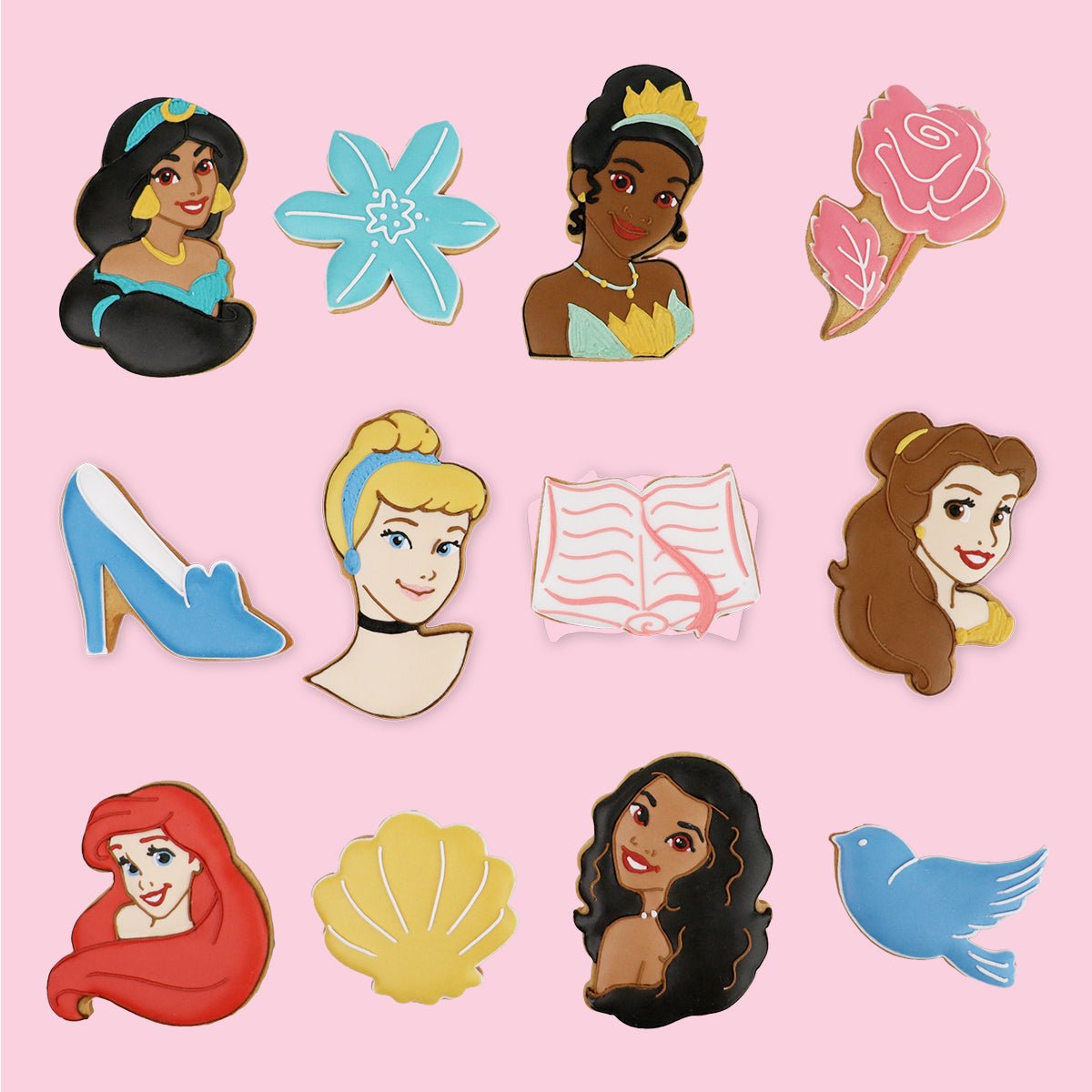 Disney Princess Luxe Biscuit Tin - Biscuiteers