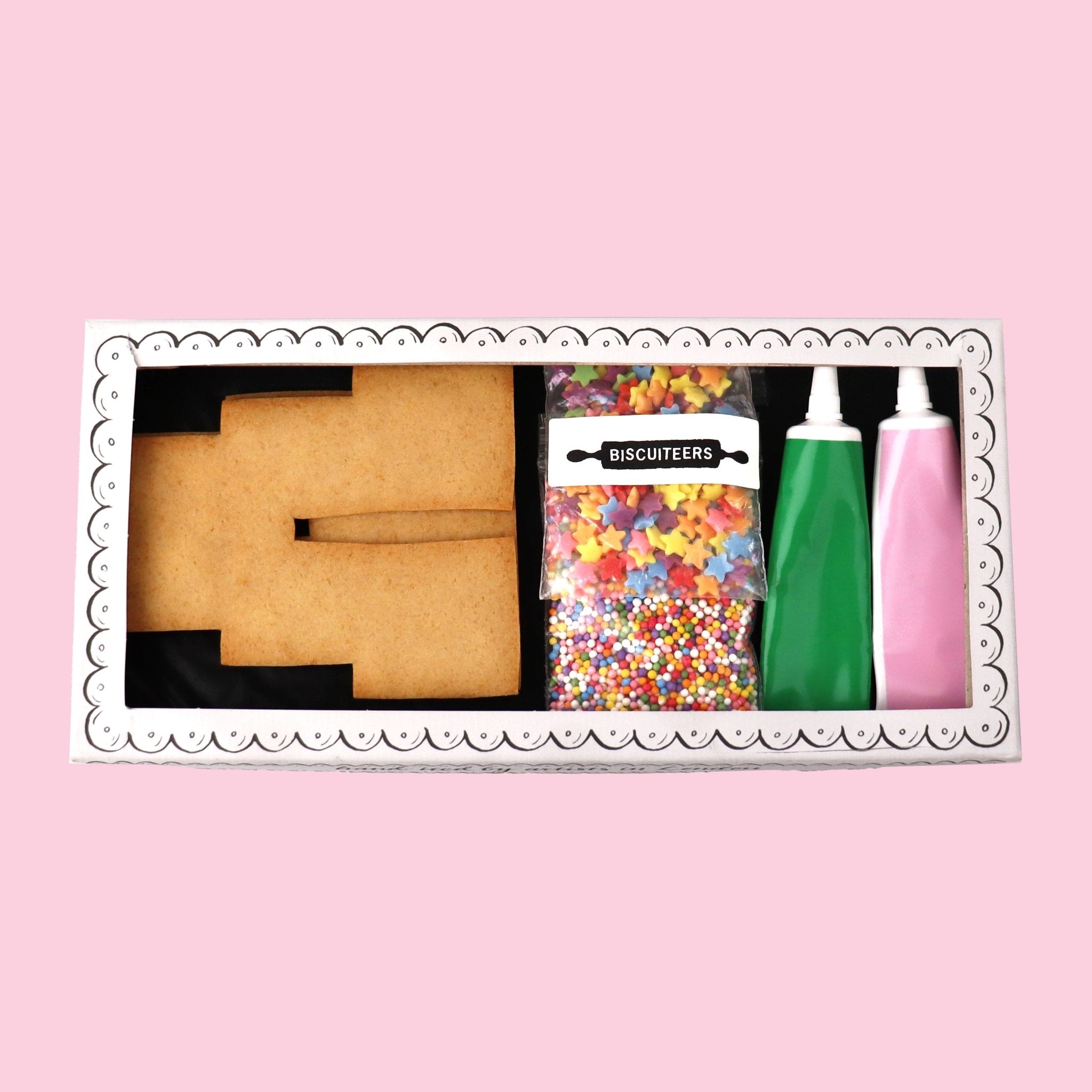 DIY 3D Birthday Cake Letterbox Kit from Biscuiteers.