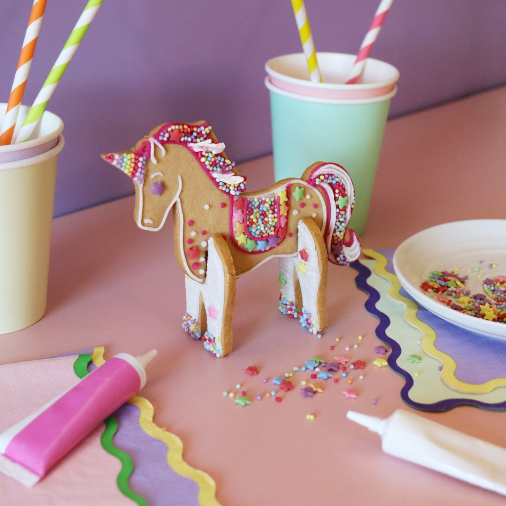 DIY 3D Unicorn Party x10 Pack - Biscuiteers
