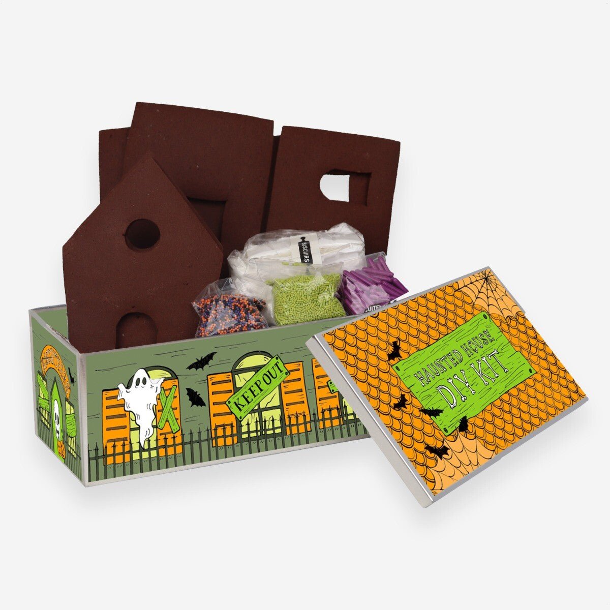 DIY Haunted House Biscuit Tin - Biscuiteers