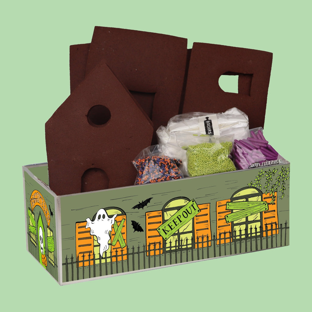 DIY Haunted House Biscuit Tin - Biscuiteers