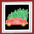 Driving Home for Christmas Letterbox Biscuit - Biscuiteers