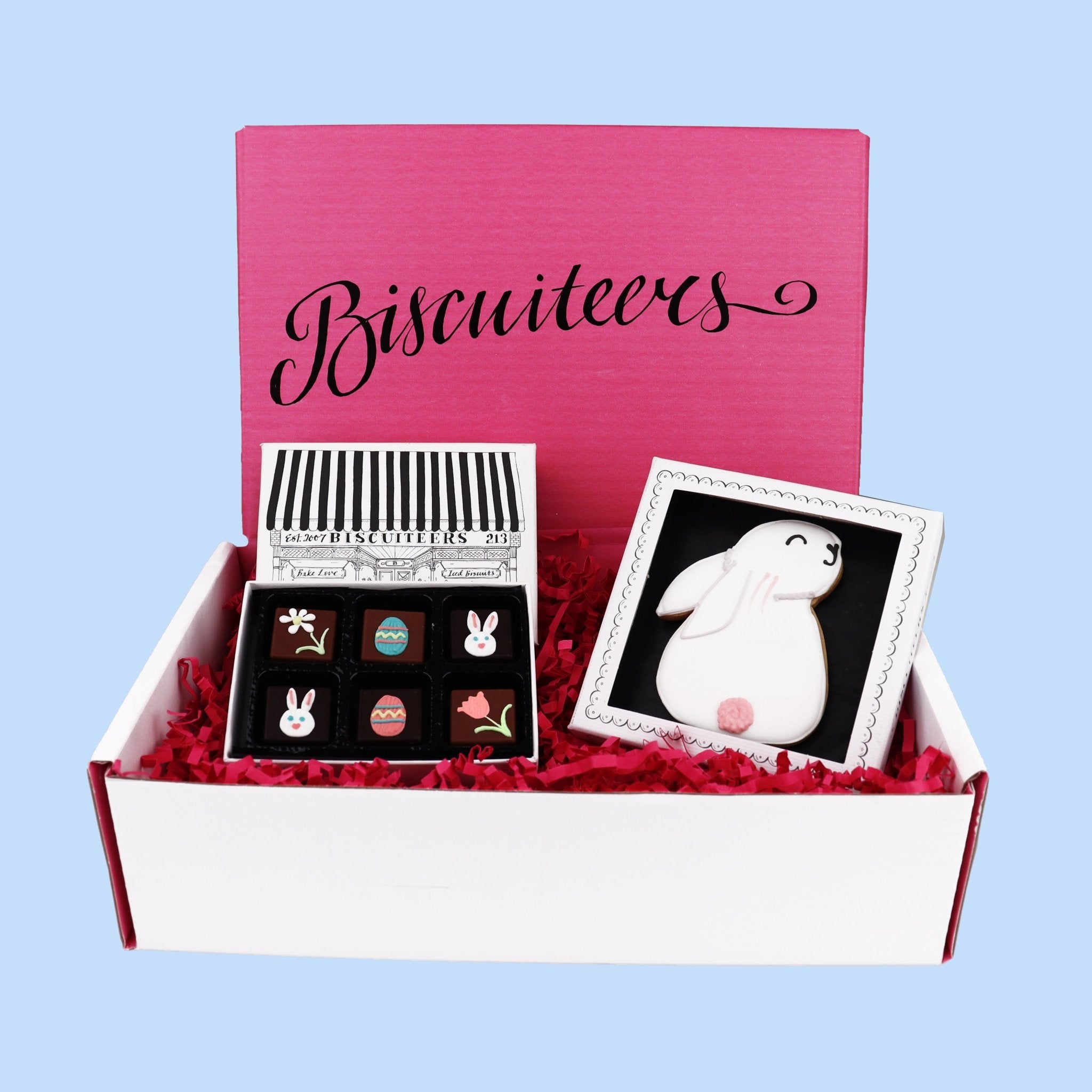 Easter Bunny & Chocs Gift Box - Biscuiteers