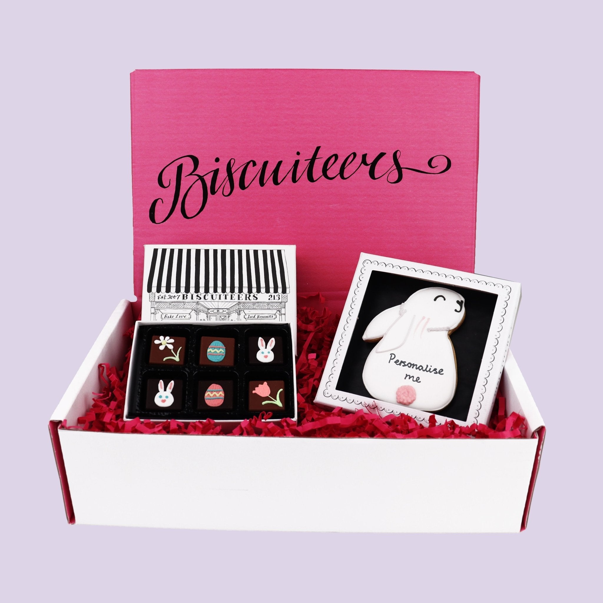 Easter Bunny & Chocs Gift Box - Biscuiteers