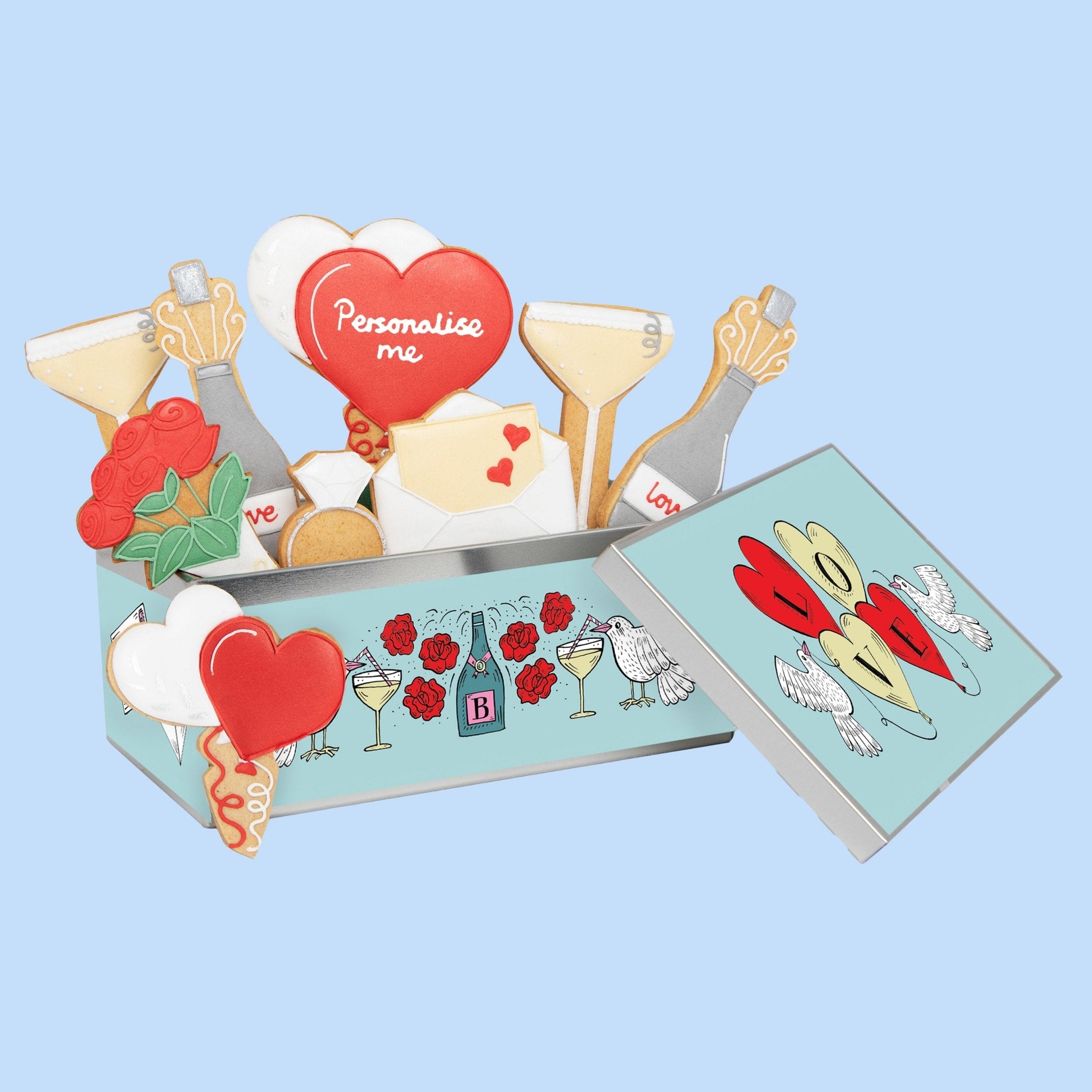 Engagement Biscuit Tin