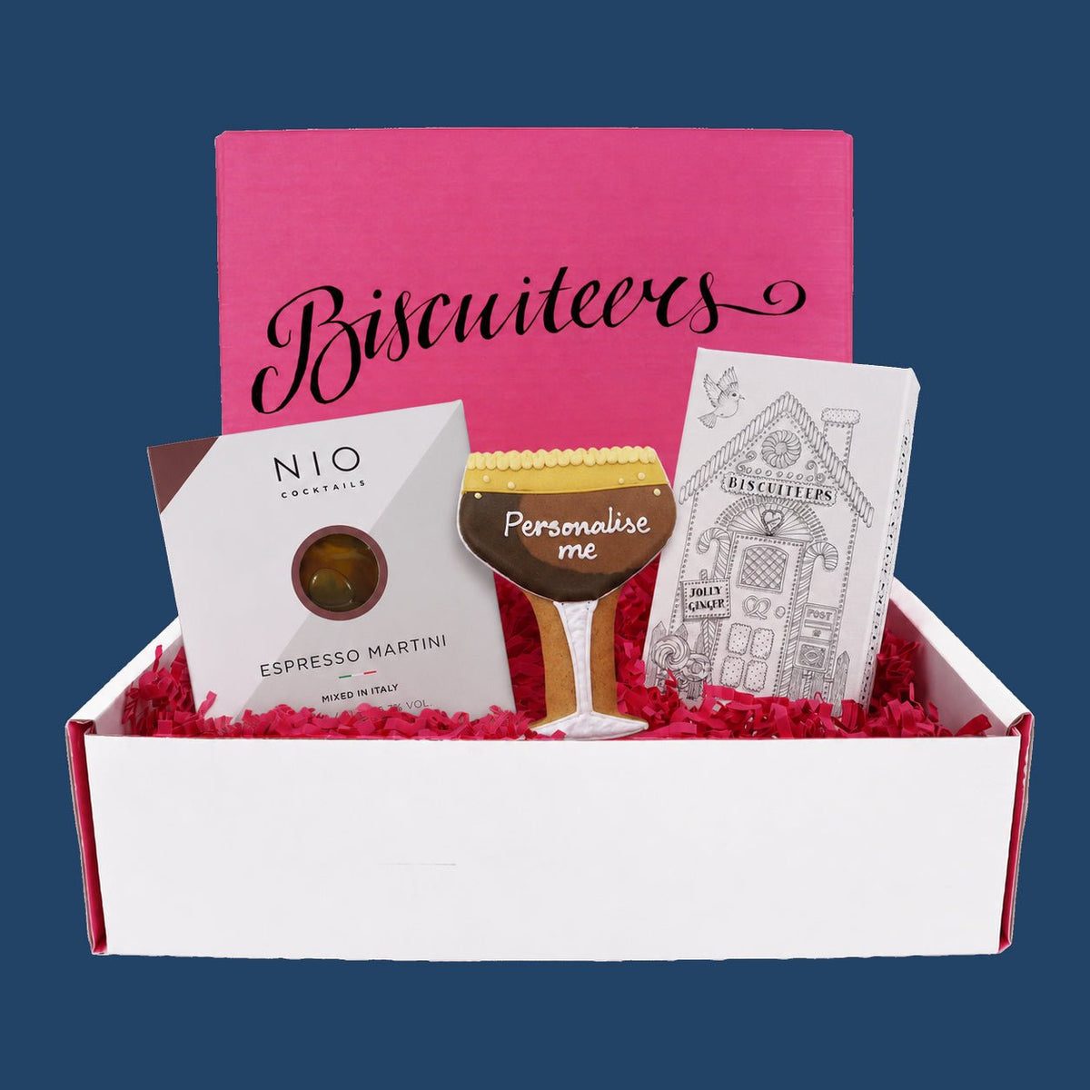 Espresso Lovers Mini Gift Box - Biscuiteers
