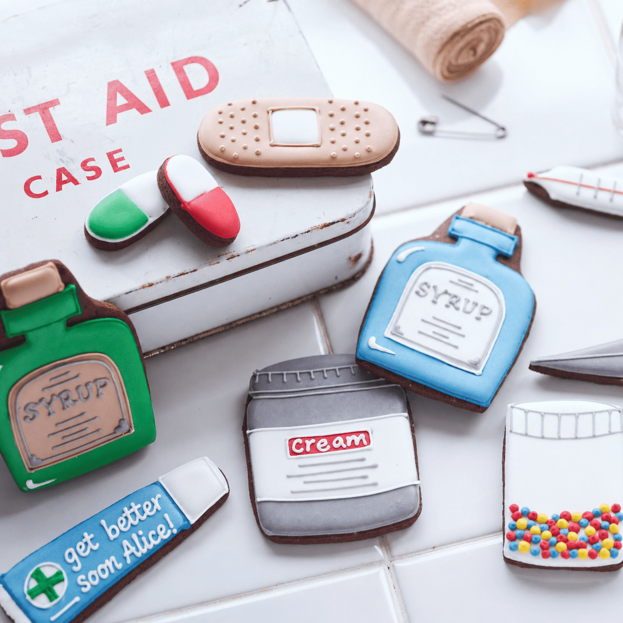 First Aid Biscuit Tin - Biscuiteers