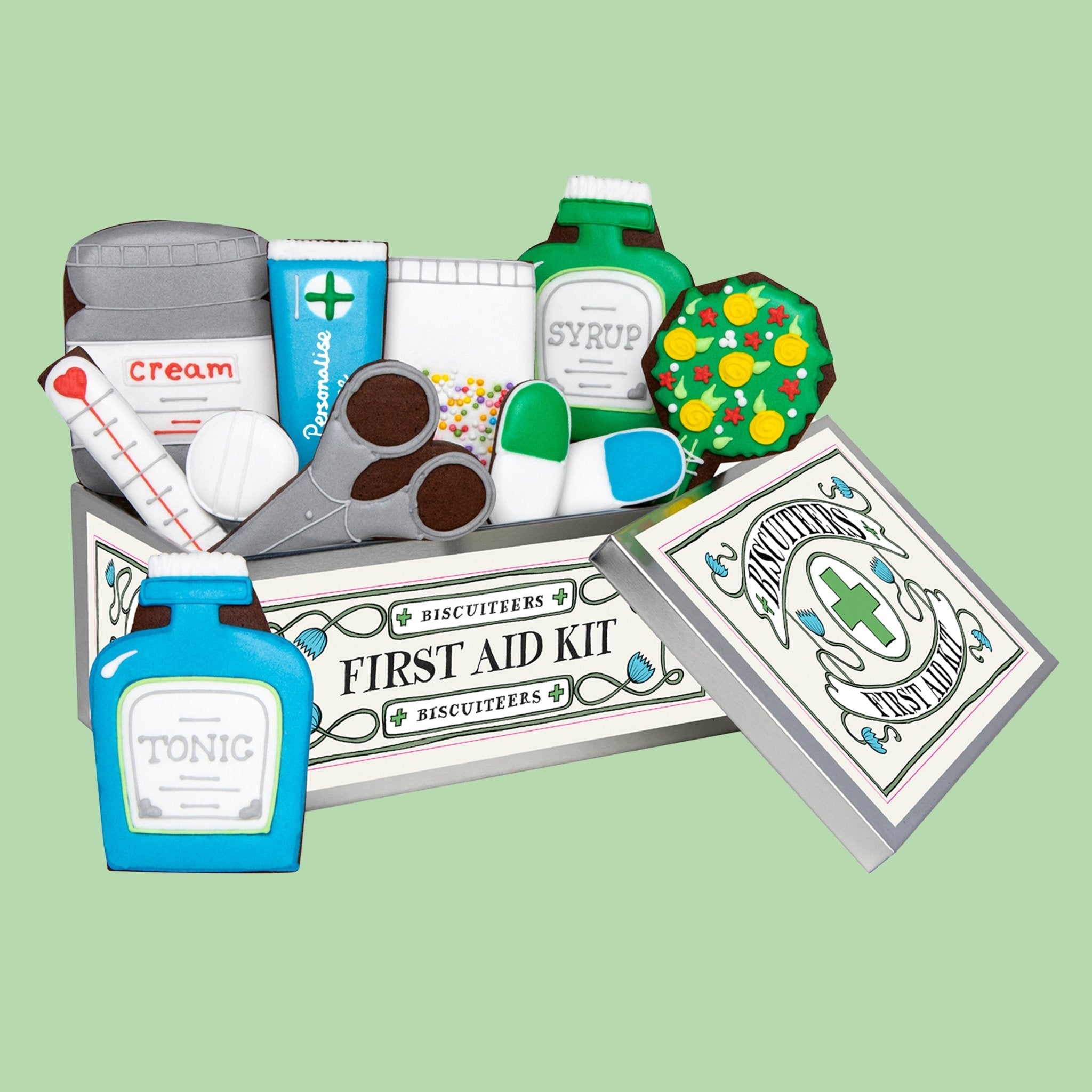 First Aid Biscuit Tin