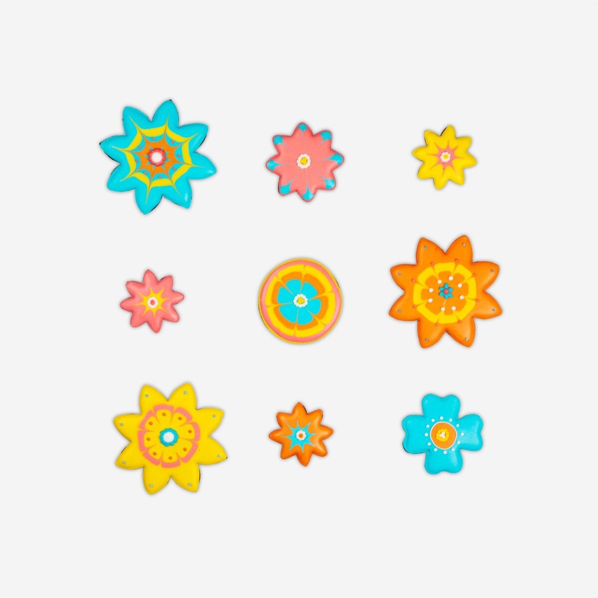 Flower Power Biscuit Tin - Biscuiteers