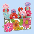 Folk Flowers Biscuit Tin - Biscuiteers