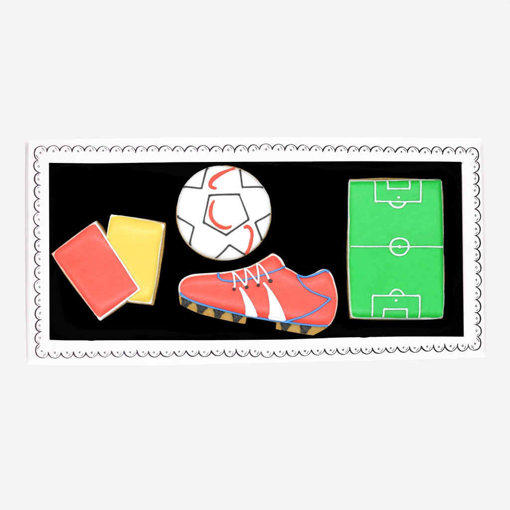 Football Letterbox Biscuits - Biscuiteers