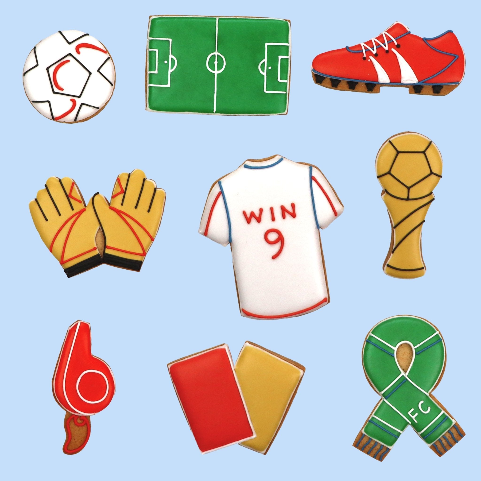 Football Mad Biscuit Tin - Biscuiteers