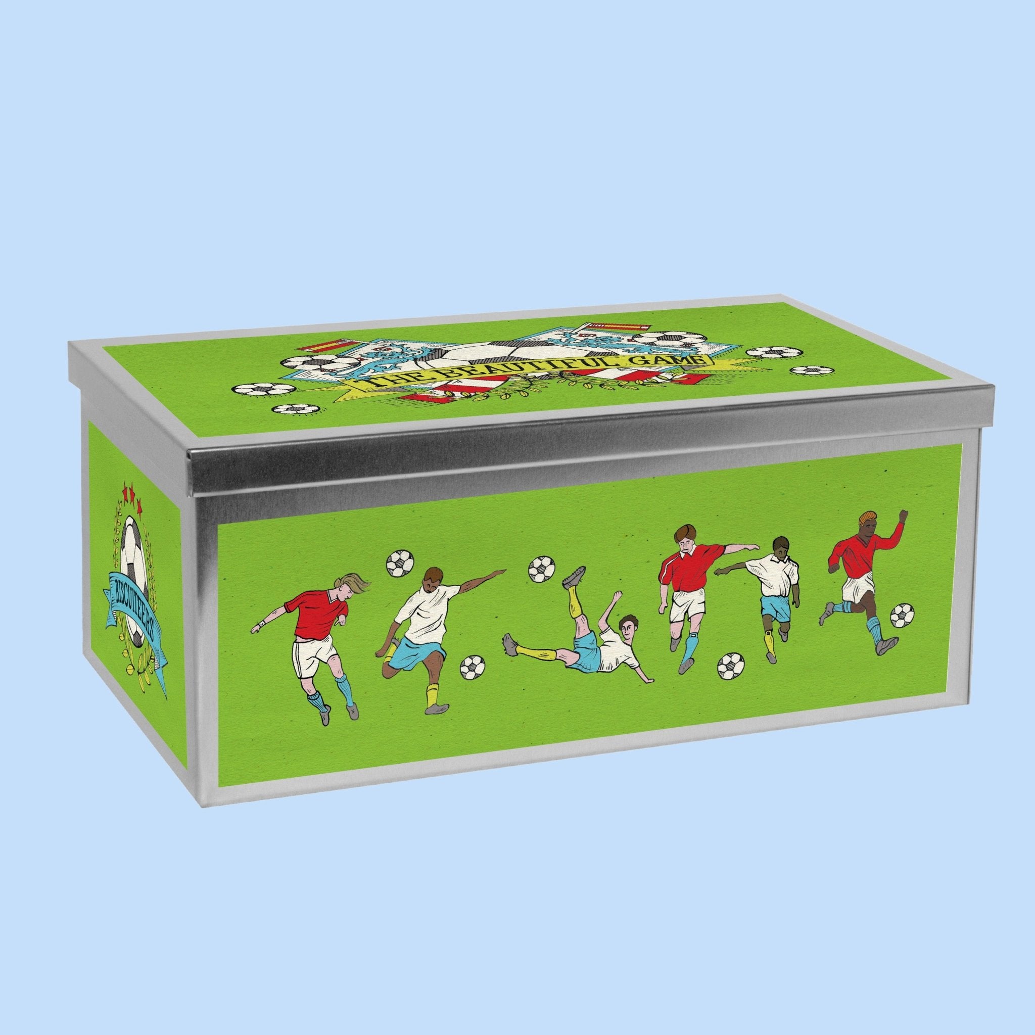 Football Mad Biscuit Tin - Biscuiteers