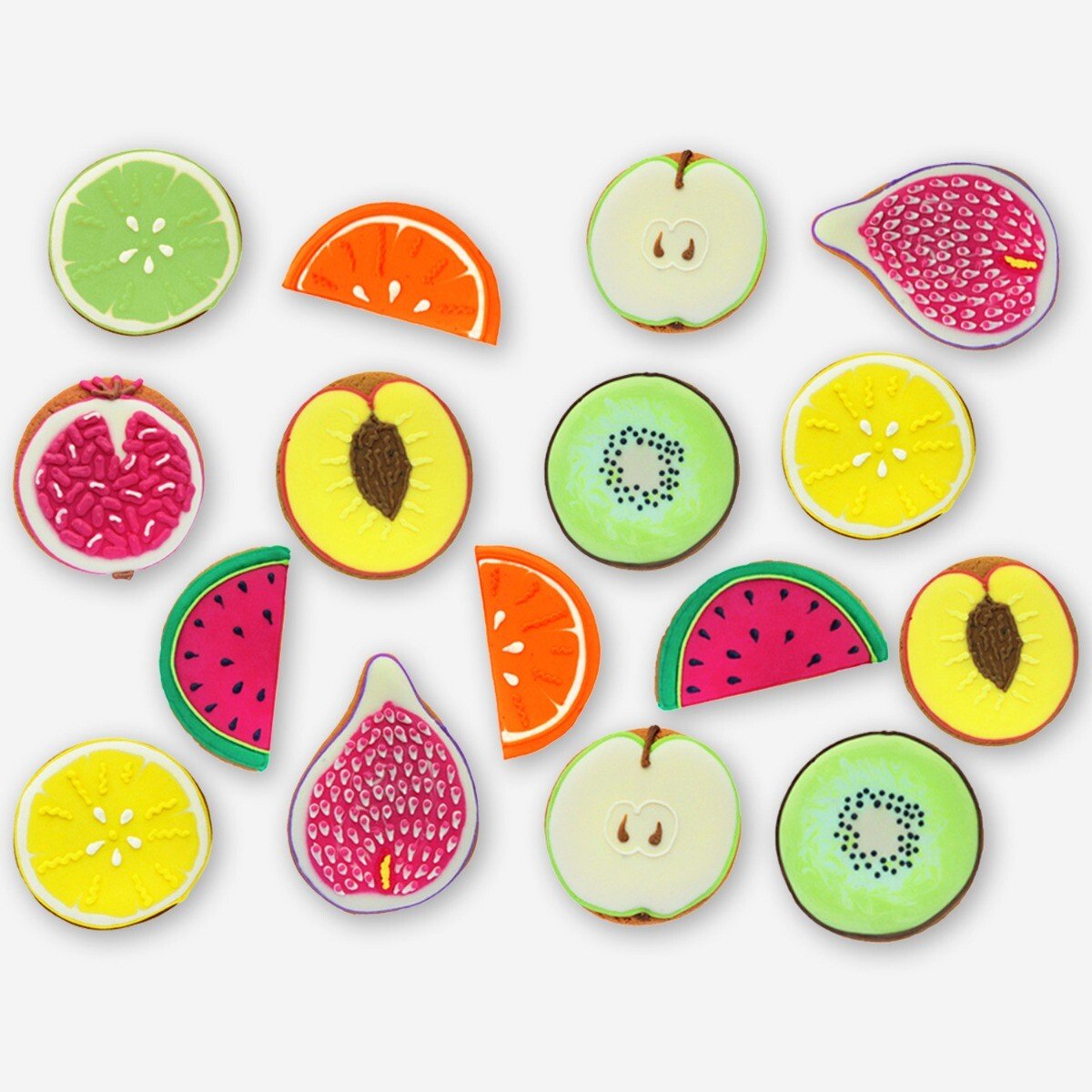 Fruit Basket Luxe Biscuit Tin - Biscuiteers